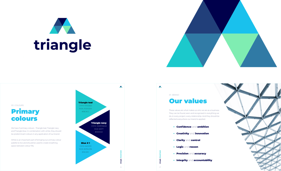 Triangle brand identity