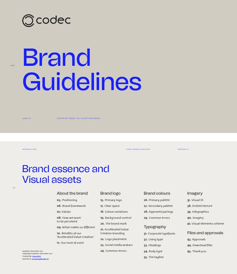 Codec - Brand Book