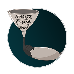 attract, engage, convert funnel